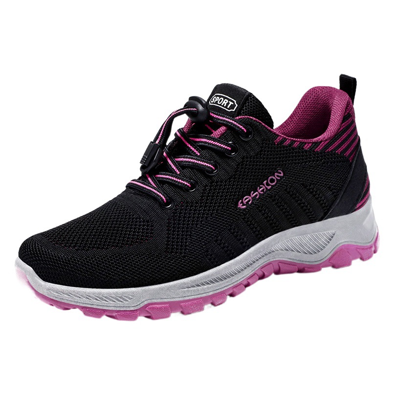 Zapatos para caminar de mujer, modelo nuevo primavera 2026, venta al por mayor, zapatos para correr para parejas, zapatos para mamá, zapatos casuales para personas mayores, estilo deportivo