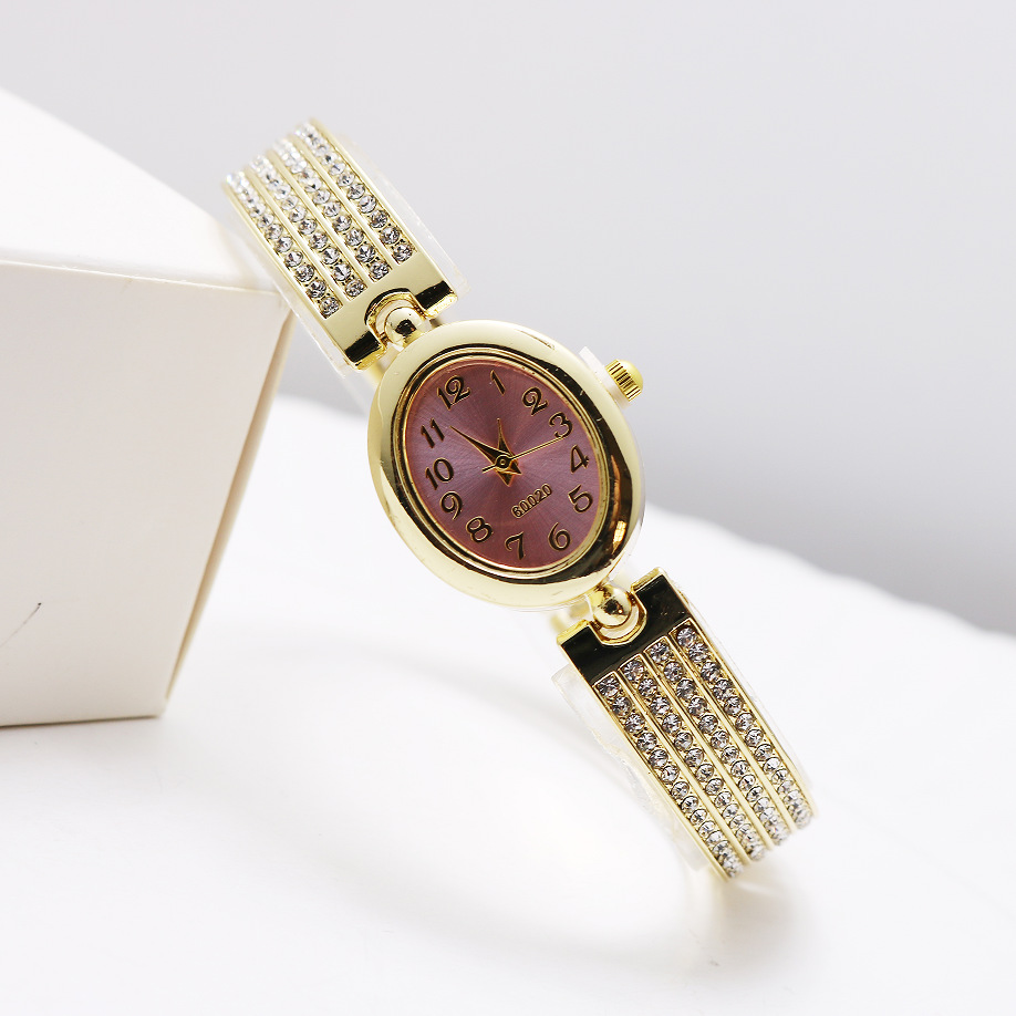 Jewelry Buckle Buckle Style Casual Solid Color Jewelry Buckle Quartz Women's Watches