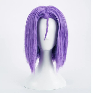Pokémon Kojiro COS wig purple middle points raised a strand of bangs shaped COSplay fake hair