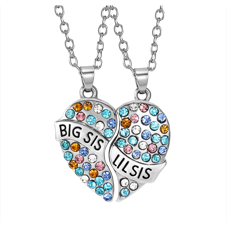 Mode Nouveau Collier Pendentif Couture En Forme De Coeur display picture 4