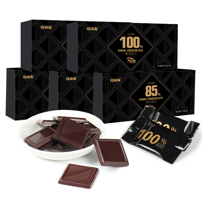 100% Pure Dark Chocolate Cocoa Butter Russian-Style Chocolate in Bulk, Low Sugar, Sugar-Free Snacks