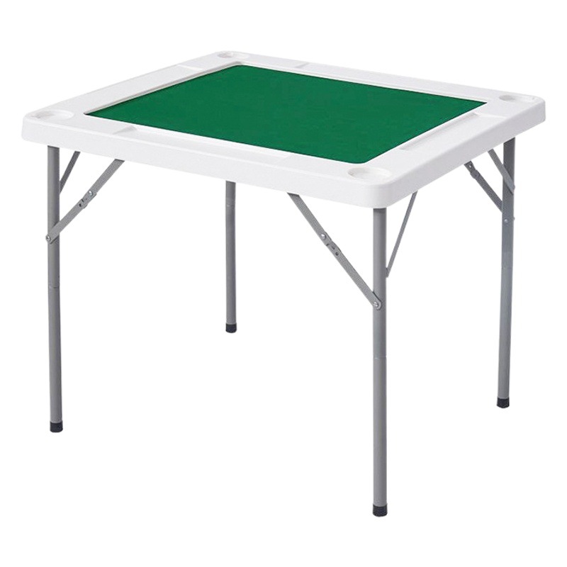 Mesa de Mahjong plegable de plástico mesa cuadrada de moldeo por soplado mesa de Gorrión libre de instalación portátil mano frotar simple hogar pequeña mesa de ajedrez