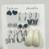 Fracus's Earrings Set Pearl Crystal Stud Earrings