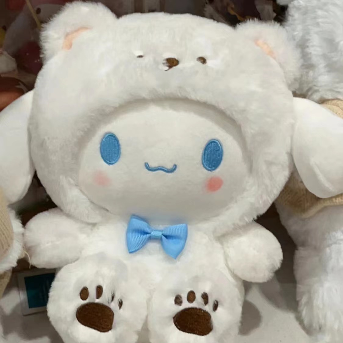 Nueva máquina de agarre, máquina de garras, muñeca, juguete de peluche de ocho pulgadas, lanzamiento de boda, logotipo impreso, evento de empuje, regalo