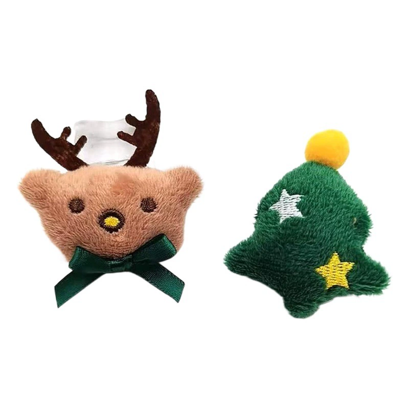 В наличии Рождественский Мультфильм Плюшевая брошь Внешняя торговля Рождественские аксессуары для кукол сумки обувь и носки декоративные аксессуары