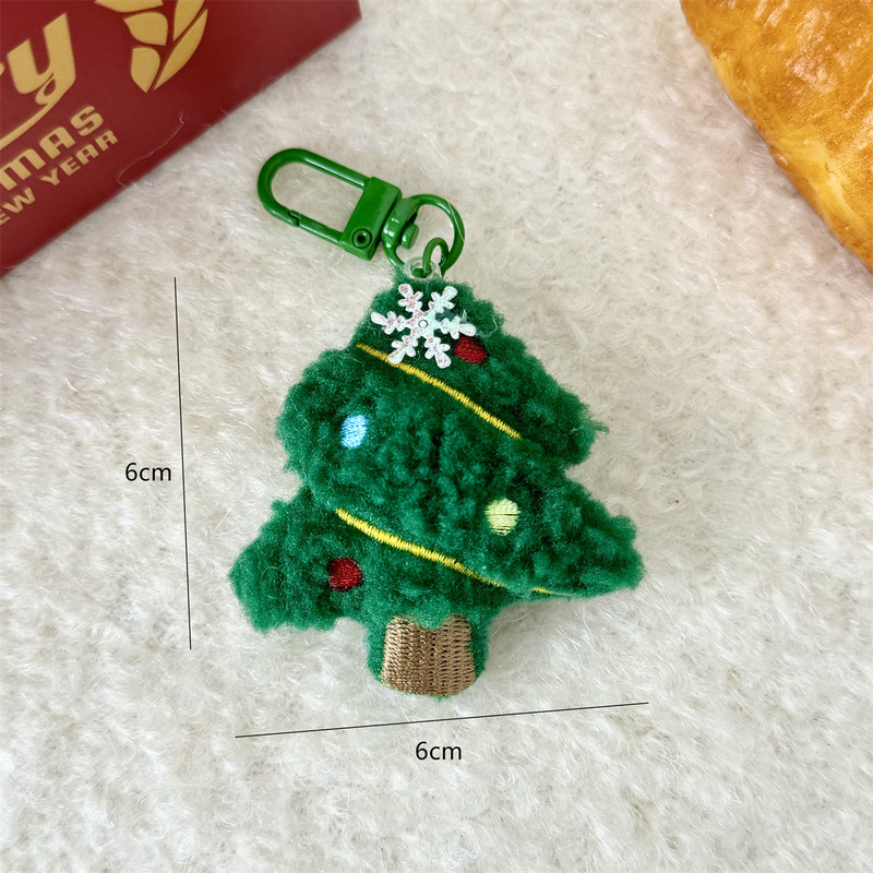 クリスマスのかわいい雪だるまのぬいぐるみのキーホルダーのペンダントの少女の心のバッグの装飾のクリスマスの贈り物の卸売り|undefined
