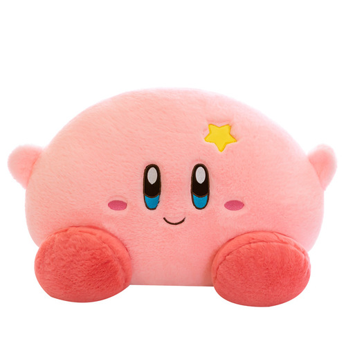 Cute Kirby Doll Factory Wholesale Bed Plush Toy Sleeping Pillow Girls Night Market Gift Doll