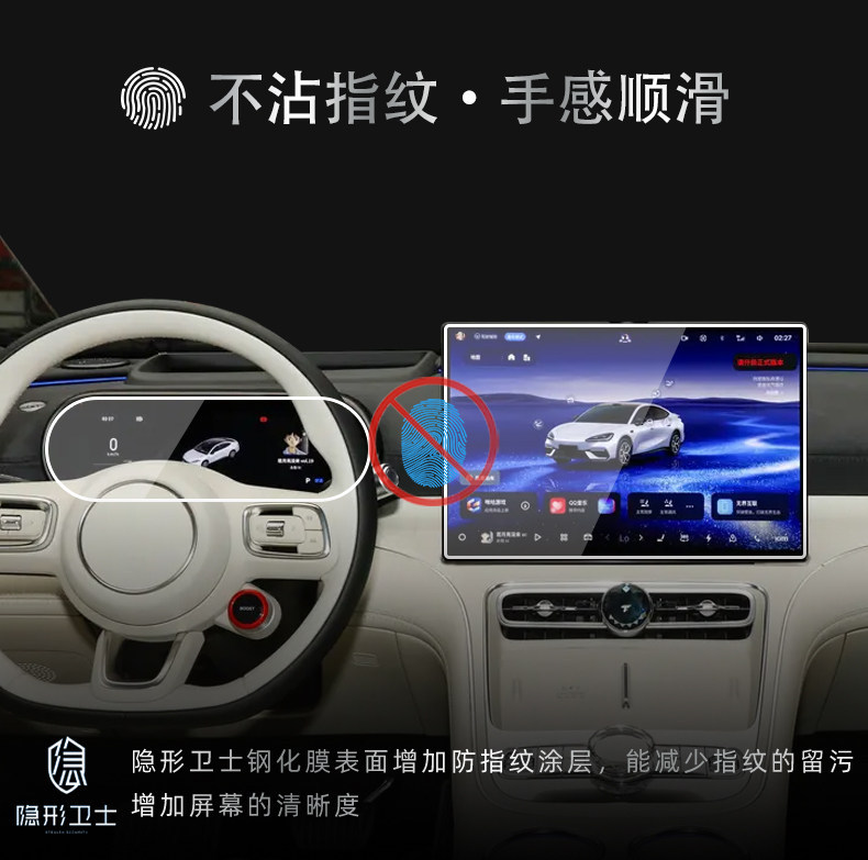 Suitable for Geely Galaxy TT central control navigation instrument interior display screen protection tempered film car accessories modification