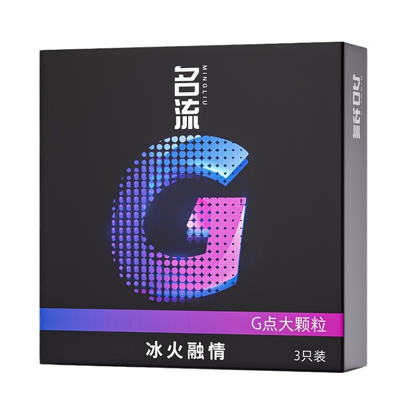 Celebrity G-Spot Large Particle Ice and Fire Passion Condoms, 3-Pack — detail image 18