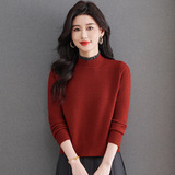 气质短款针织衫女新款秋冬时尚高腰内搭上衣小个子打底毛衣潮保暖，女装针织衫/毛衣，妃慕昵服饰