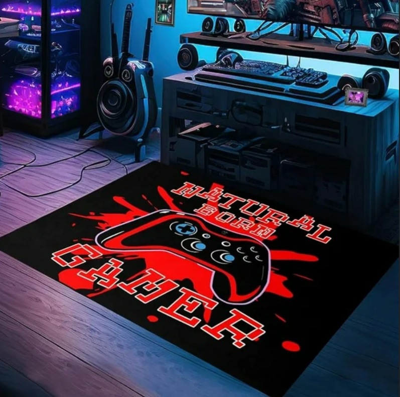 Transfronterizo Amazon 3D máquina de juego de colores alfombra e-sports SALA DE VIDEOJUEGOS manejar alfombra completa en stock al por mayor