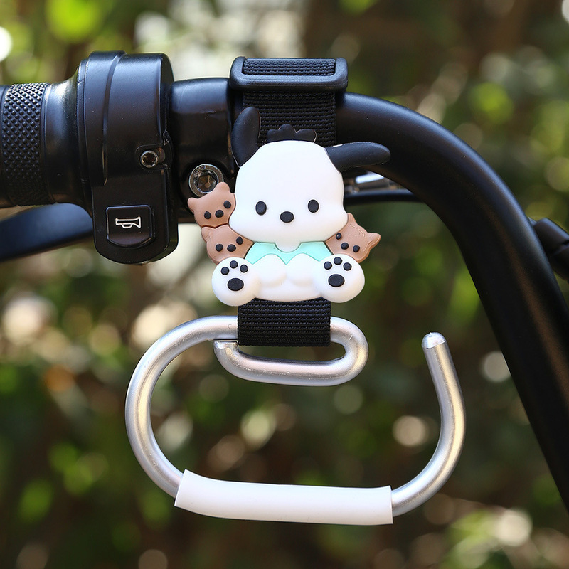 電気自動車のフックの前の漫画のかわいいベビーカーの荷重のフックの神器の小さい毛のロバのナイロンのひものフック|undefined