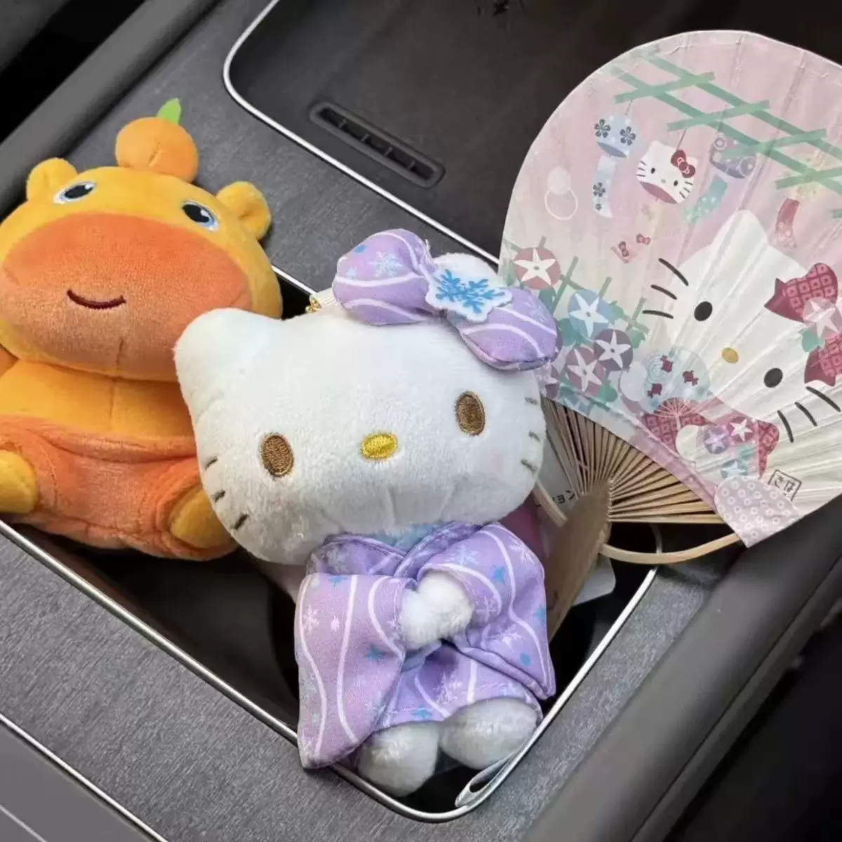 Плюшевый брелок (Sanrio) Hello Kitty, плюшевая кукла-талисман, размеры 10–16 см