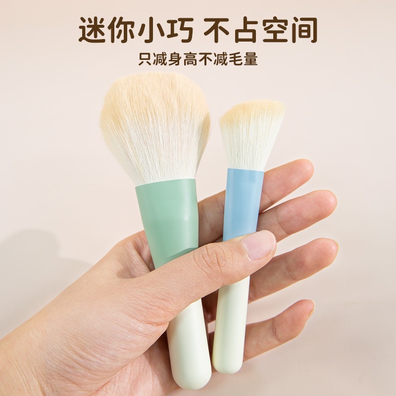 Morandi diez juegos de pinceles de maquillaje, cabello de fibra, herramientas de maquillaje facial suave, base de maquillaje, juego completo de sombras de ojos