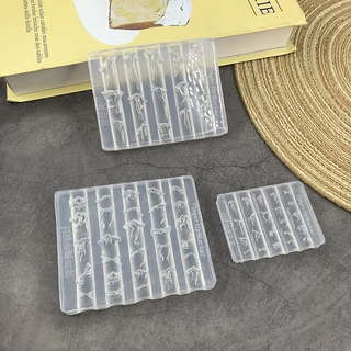 新款长丝带手雕蝴蝶结迷你蝴蝶结指甲雕花装饰工具diy美甲模具