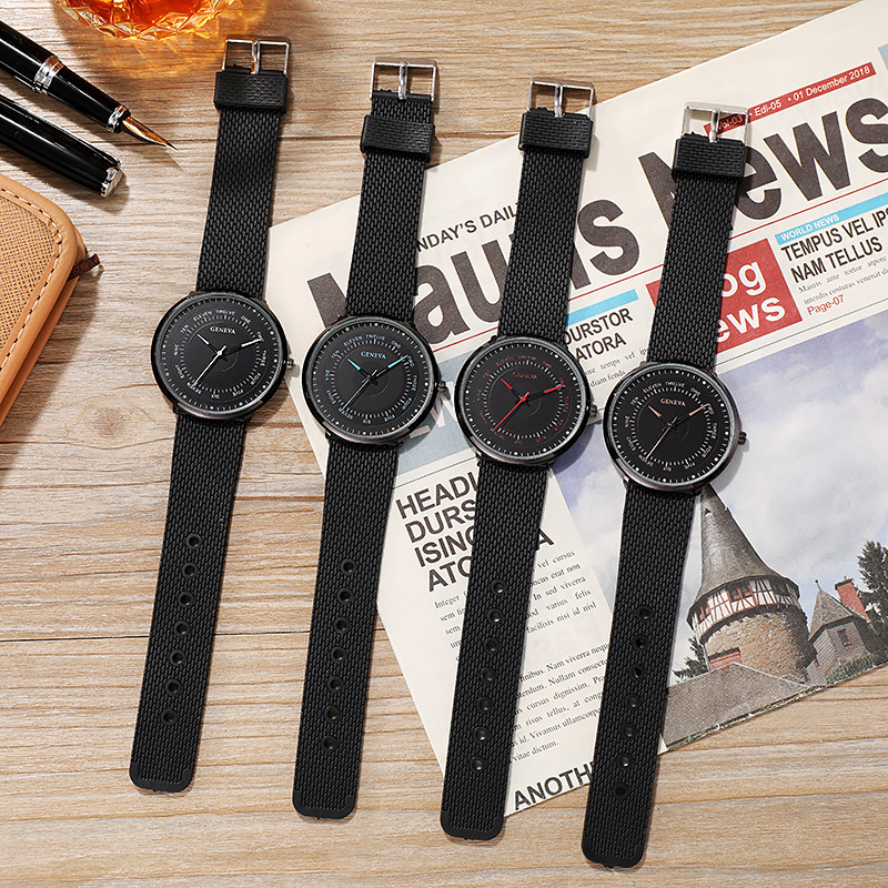 Men's Quartz Watch Minimalist Business Style With Mesh Strap_voghion.com