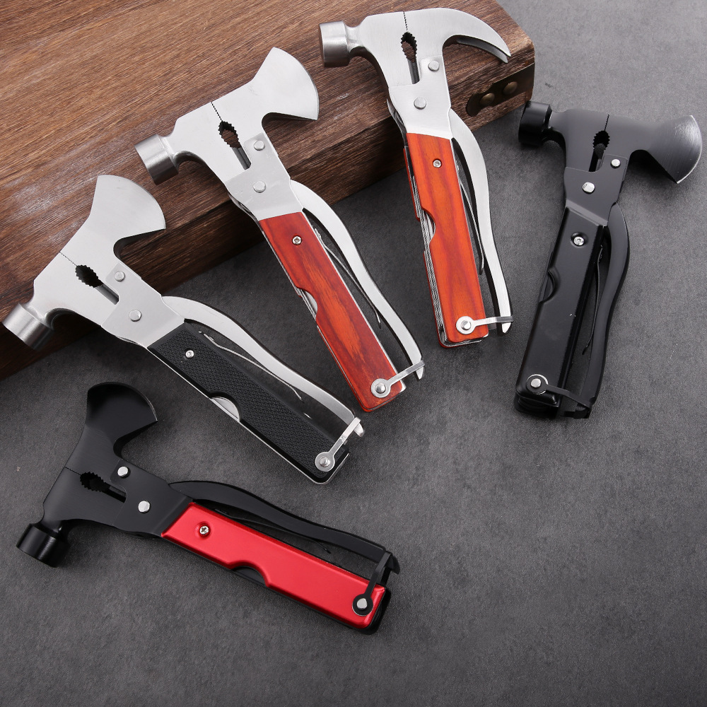 厂家直供多功能斧头锤子便携户外工具车载救生锤破窗锤多功能锤子