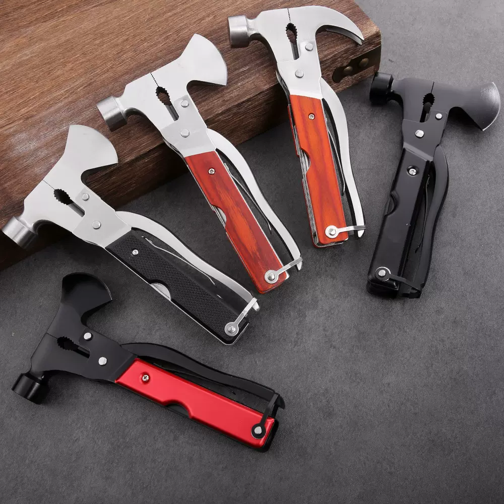 厂家直供多功能斧头锤子便携户外工具车载救生锤破窗锤多功能锤子