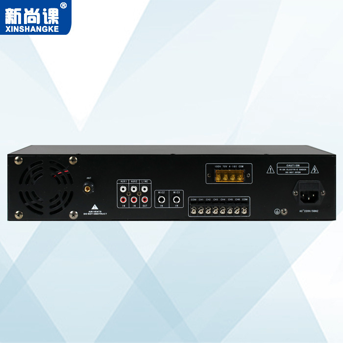 Bluetooth USB FM de radio de seis divisiones volumen independiente ajustable impedancia constante voltaje constante amplificador de transmisión suministro directo