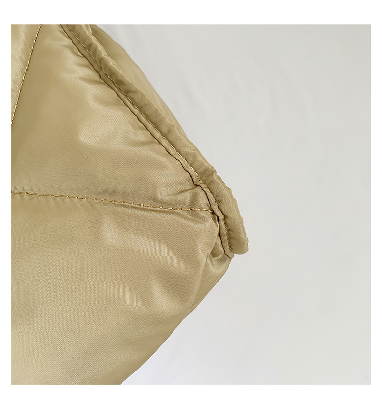 Women's Large Pu Leather Solid Color Lingge Streetwear Square Zipper Shoulder Bag display picture 38