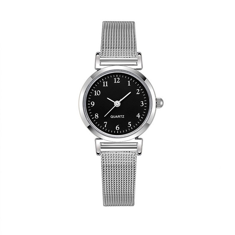 Semplice orologio da donna in stile coreano, speciale per studenti, orologio digitale con cinturino in maglia, piccolo temperamento, al quarzo, da donna_voghion.com