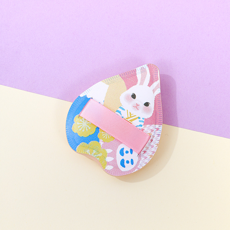 La fábrica personaliza la borla de algodón de azúcar de gran tamaño sin comer polvo, engrosamiento, amor, maquillaje en forma de corazón, esponja, cojín de aire, maquillaje, servicio gigante