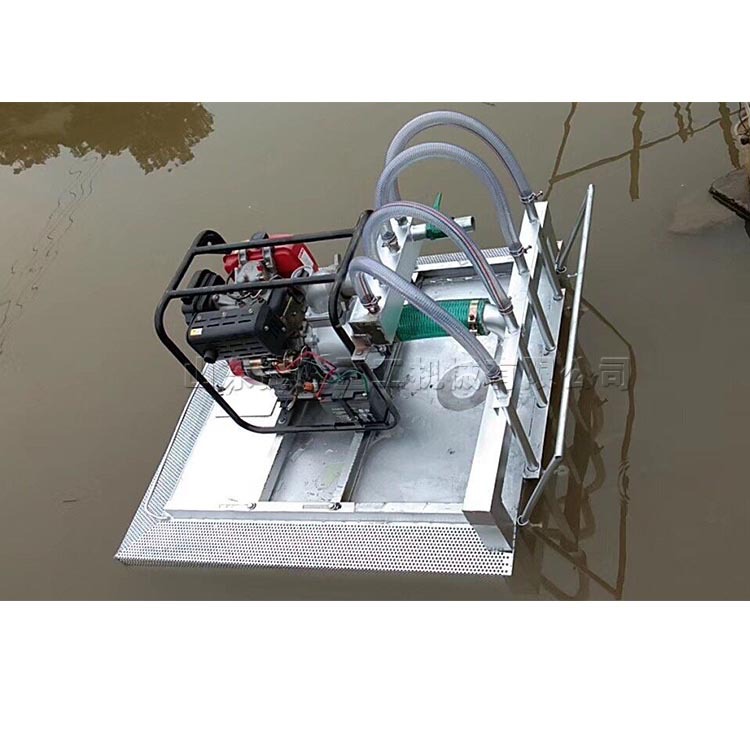 Máquina de excavación de raíz de loto autopropulsada de Lago agrícola equipo de excavación de raíz de loto Raíz de loto herradura cosechadora de acero inoxidable