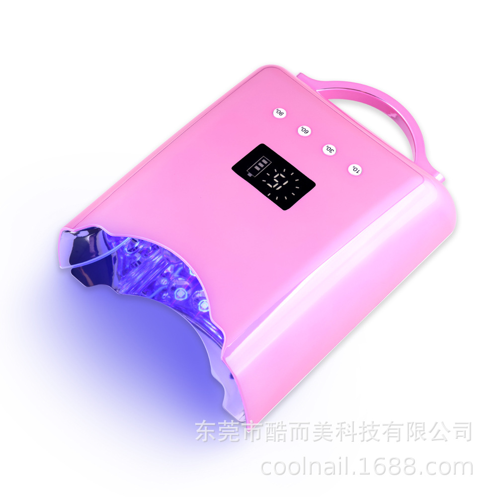 Lámpara de uñas UV pegamento de uñas máquina de fototerapia 78W alta potencia rápida secador inteligente de uñas personalizado seco de lámpara de uñas