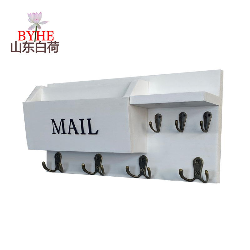 Amazon sala de estar colgante de madera pared colgante de pared estante de almacenamiento colgante de llaves de puerta de entrada marco de madera