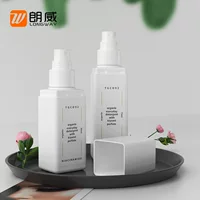 60 75 90mlPE квадратная тонкая бутылка Брызга тумана Бутылки Брызга тумана 60 75 90mlPE квадратная Точная бутылка Брызга тумана