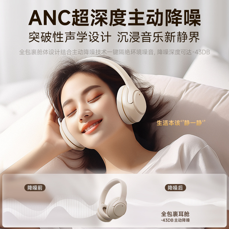 Picun品存F2無線bluetooth ANCアクティブノイズ除去ヘッドセットパソコンゲーム低遅延ノイズ除去|undefined