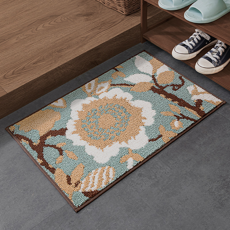 Large Doormat Entrance Carpet Entryway Mat Bedroom Foyer Non-Slip Kitchen Mat Dirt-Resistant Wear-Resistant Entry Mat Cross-Border