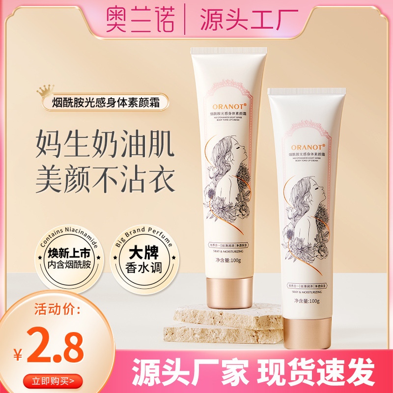 Makeup cream contains niacin full body