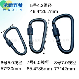 登山扣、钩;服饰箱包五金;钥匙扣及钥匙扣配件