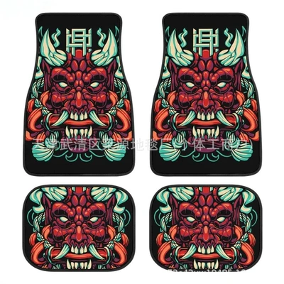 dirt-resistant wear-resistant easy-to-care car – Avtomobil döşəmə paspasları - yh-japanese-style-car-floor-mats-2-3344cm-two-piece-pack