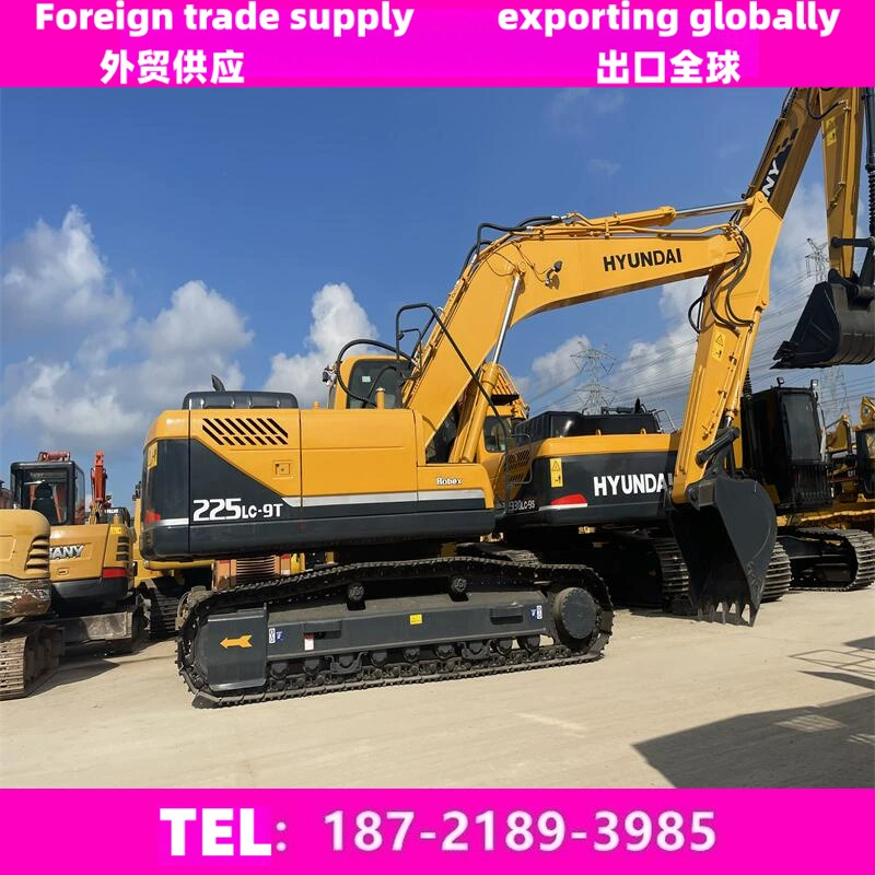 Внешняя торговля Экспорт б/у HYUNDAI/Hyundai 220LC-9S экскаватор 22 тонн Подержанный Hyundai 220 экскаватор