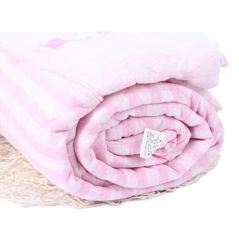 Children's Knitted Tianzhu Quilt Summer and Winter Cotton Washed Crib Kindergarten Cartoon Air-conditioning Quilt