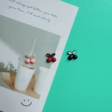 卡通蝴蝶结小号樱桃奶油胶diy手机壳材料手工制作发饰品树脂配件