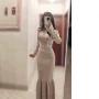 挖孔显瘦修身983连衣裙
