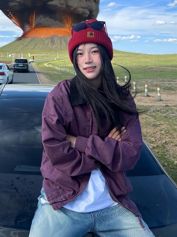 秋季新款上衣外套女2025早秋新款宽松复古撞色夹克小众休闲棒球服|undefined
