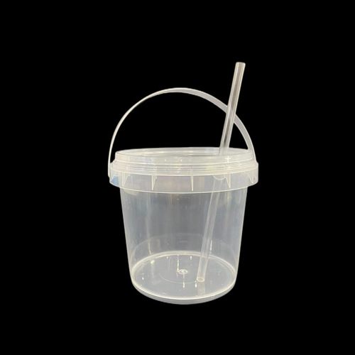 Factory Sales Hole Design Milk Tea Fruit Ice Jelly Cup 750ML Portable Beverage Plastic Round Barrel Packaging Sealed Barrel