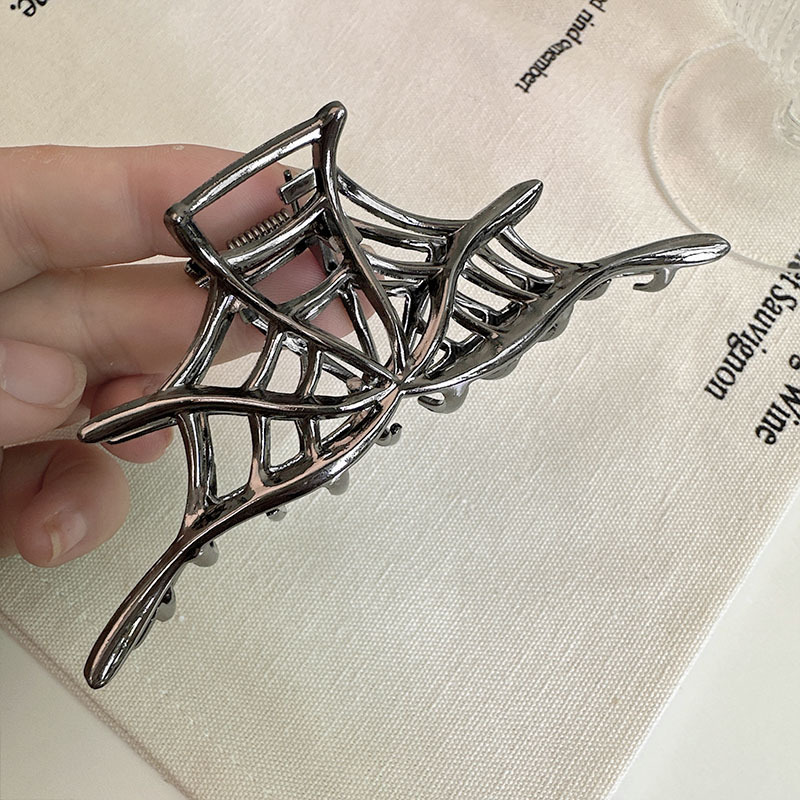 Halloween Festival Halloween IG Style Women's Spider Spider Web Skull Claw Alloy Plating Hair Claws