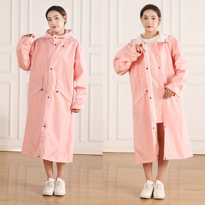 Trench coat, raincoat, long travel jacket for men and women for hiking
