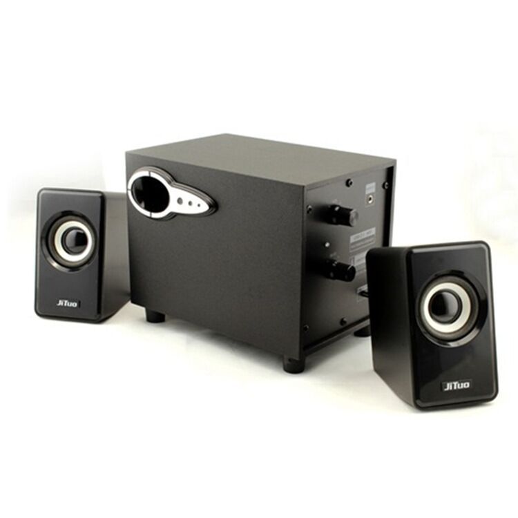 技術拓jt 2806コンピュータセット音響デスクトップノート2.1デスクトップサブウーファーマルチメディアUSBスピーカー|undefined