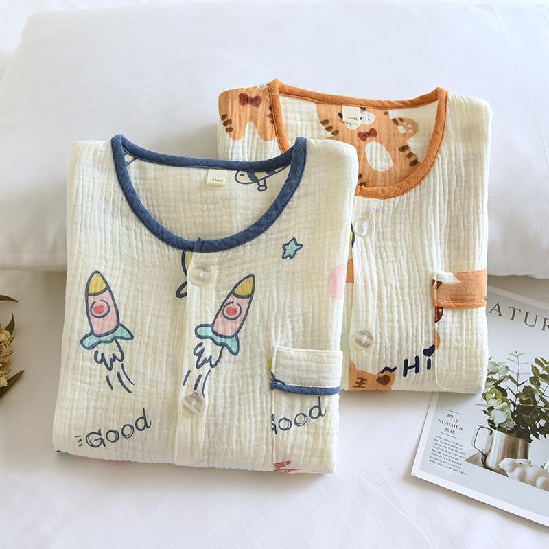 Children's summer cotton gauze pijama for boys