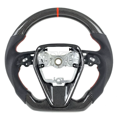 Suitable for Toyota eight-generation Camry Corolla Ralink Asia Dragon carbon fiber steering wheel steering wheel modification