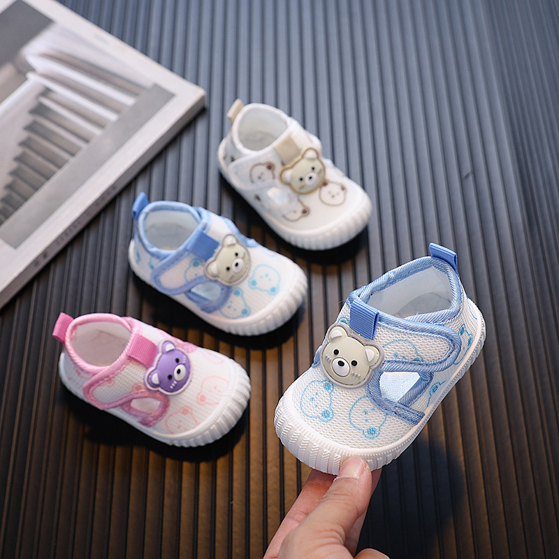 Spring and Autumn Baby Toddler Shoes 0-1-2 Years Old Baby Mesh Shoes Soft Sole Breathable Outdoor Casual Shoes for Boys and Girls