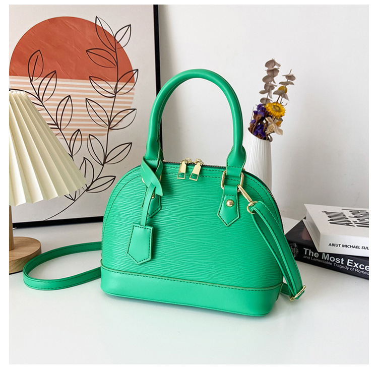 Casual, Daily Occasion Pu Leather Material Women's Backpack Backpack Women's Pu Leather Solid Color Elegant Classic Style Shell Zipper Shoulder Bag Crossbody Bag Dome Bag