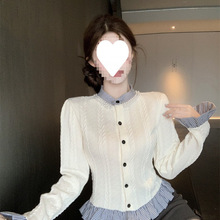 2025秋冬假两件上衣女名媛ins轻熟风气质针织衫韩系时尚百搭衬衫