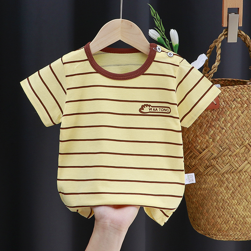 Children's short-sleeved t-shirt cotton girls summer